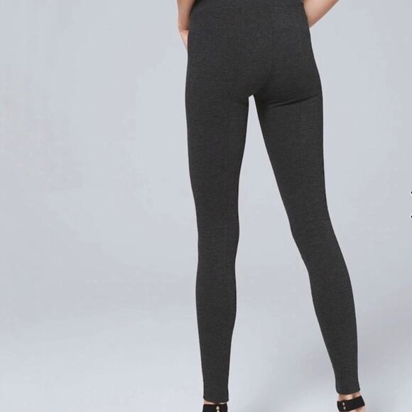 White House Black Market Gray Runway Leggings Sz 16 - Picture 10 of 12